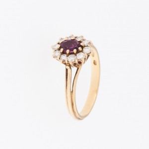 VINTAGE DIAMOND AND RUBY...