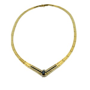 18 kt Yellow Gold Choker...