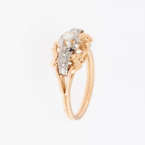 RETRO DIAMOND RING IN 18KT...