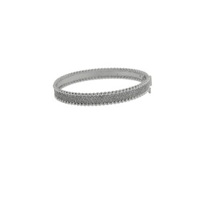 White Gold Bangle Bracelet...